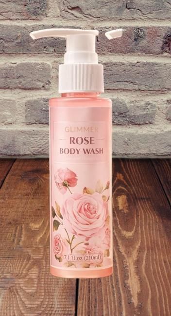 Rose Body Wash 210ml Each (Pack of 2)